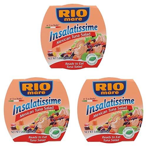 Rio Mare Insalatissima Mexican Tuna Salad Can, 5.6 Ounce (Pack of 3)